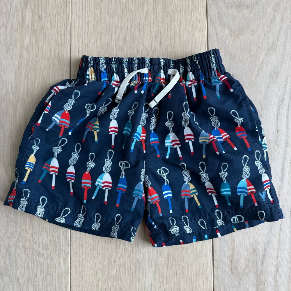 Blue Rooster 6Y EUC Nautical Print Kids Shorts